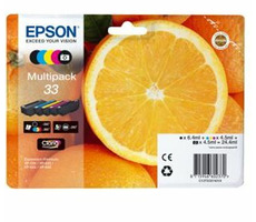EPSON T3337 originální cartridge 33 / XP-530 / XP-630 / XP-635 / XP-830 / 24.4 ml / Multipack 