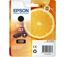 EPSON T3331 originální cartridge 33 / XP-530 / XP-630 / XP-635 / XP-830 / 6.4 ml / černá