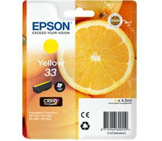 EPSON T3344 originální cartridge 33 / XP-530 / XP-630 / XP-635 / XP-830 / 4.5 ml / žlutá