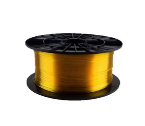 Plasty Mladeč tisková struna filament 1.75 PETG transparentní žlutá 1 kg