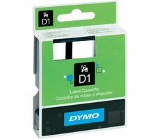 Dymo páska D1 9mm x 7m černá na bílé