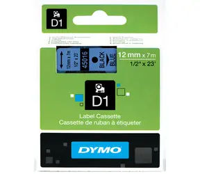 Dymo páska D1 12mm x 7m černá na modré