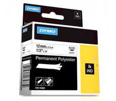 Dymo originální páska do tiskárny štítků 12mm x 5.5m (bílý podklad)