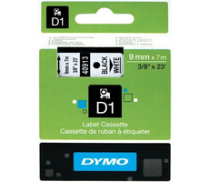 Dymo originální páska do tiskárny štítků 9mm x 7m (bílý podklad)