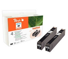 Peach remanufactured alternativní cartridge HP 913A (L0R95AE) TwinPack černá / 2x 64 ml / new chip