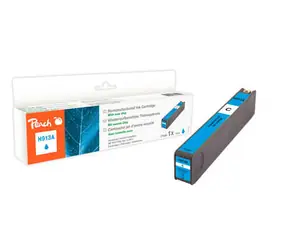 Peach remanufactured alternativní cartridge HP 913A (F6T77AE) modrá / 35 ml / new chip