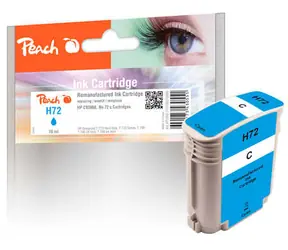 Peach remanufactured alternativní cartridge HP 72 (C9398A) modrá / 76 ml / new chip