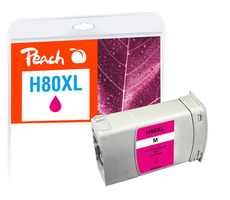 Peach remanufactured alternativní cartridge HP 80XL (C4847A) purpurová / 350 ml / new chip