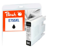Peach T7551 755XL kompatibilní cartidge černá / pro WorkForce Pro WF-8090 DW Series / 130 ml