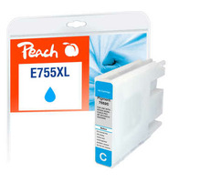 Peach T7552 755XL kompatibilní cartidge modrá / pro WorkForce Pro WF-8090 DW Series / 70 ml