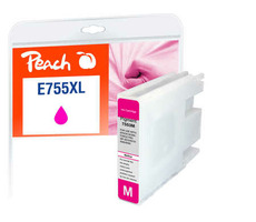 Peach T7553 755XL kompatibilní cartidge fialová / pro WorkForce Pro WF-8090 DW Series / 70 ml