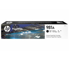 HP originální inkoustová náplň 981A černá / pro HP PageWide Enterprise Color 556dn & 556xh / 106ml