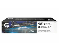 HP originální inkoustová náplň 981X černá / pro HP PageWide Enterprise Color 556dn & 556xh / 194ml