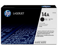 HP 14A originální toner černá / pro HP LaserJet Enterprise 700 M712 & M725 / 10.000 stran