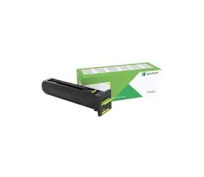 Lexmark 72K2XYE Extra HC korporátní tonerová kazeta žlutá / pro Lexmark CS820 & CX860 / 22.000 stran