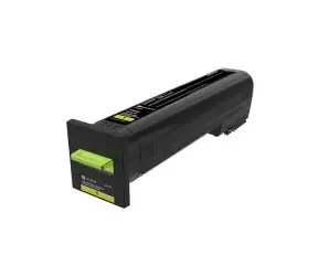 Lexmark 72K2XYE Extra HC vratná tonerová kazeta žlutá / pro Lexmark CS820 & CX860 / 22.000 stran