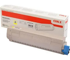 OKI 47095701 originální toner žlutá / C824 & C834 & C844 / 5.000 stran 
