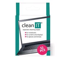 CLEAN IT Čisticí ubrousky mokré kusové / 52ks