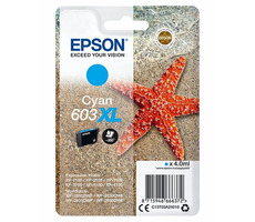 EPSON Singlepack 603XL Cyan originální cartridge / 4 ml / pro WF-2850DWF | XP-3100 | XP-2100