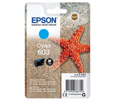 EPSON Singlepack 603 Cyan originální cartridge / 2.4 ml / pro WF-2850DWF | XP-3100 | XP-2100