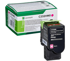 Lexmark C232HM0 HC originální vratný toner fialová / pro C2525 & C2425 & C2535 & MC 2325 & MC 2425 & MS2535 / 2.300stran
