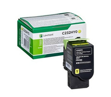 Lexmark C232HY0 HC originální vratný toner žlutá / pro C2525 & C2425 & C2535 & MC 2325 & MC 2425 & MS2535 / 2.300stran