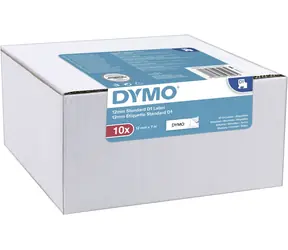 Dymo originální páska do tiskárny štítků 12mm x 7m (bílý podklad)