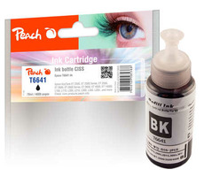Peach T6641 alternativní inkoust černá / pro Epson L1455 & L605 & L655 & EcoTank ET-4550 & L1455 / 70 ml 