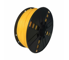 Gembird Filament flexibilní žlutá / struna pro 3D tiskárnu / TPE / 1.75mm / 1kg