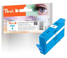 Peach 364 alternativní cartridge modrá new chip / HP Photosmart D5460 / 6.2 ml 