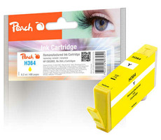 Peach 364 alternativní cartridge žlutá new chip / HP Photosmart D5460 / 5.7 ml 