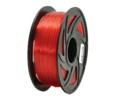 XtendLan PLA filament průhledně-oranžová / struna pro 3D tiskárnu / PLA / 1.75mm / 1kg   
