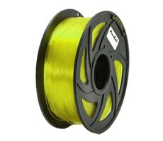 XtendLan PLA filament průhledně-žlutá / struna pro 3D tiskárnu / PLA / 1.75mm / 1kg   
