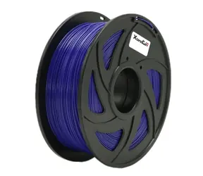 XtendLan PETG filament průhledně-fialová / struna pro 3D tiskárnu / PETG / 1.75mm / 1kg   