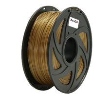 XtendLan PLA filament zlatá / struna pro 3D tiskárnu / PLA / 1.75mm / 1kg   