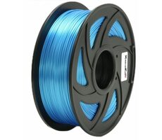 XtendLan PLA filament leskle-modrá / struna pro 3D tiskárnu / PLA / 1.75mm / 1kg   