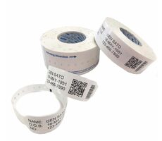 SATO bezpečnostní náramek UHF RFID pro pacienty bílá / 75 ks na roli