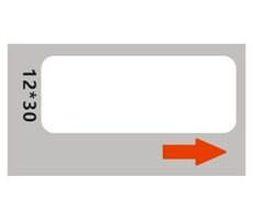 Niimbot štítky 12x30mm pro D11 a D110 bílá / 210ks 