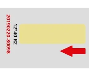 Niimbot štítky 12x40mm pro D11 a D110 žlutá