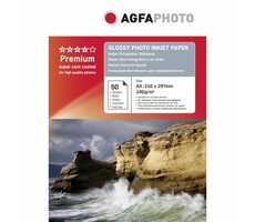 AgfaPhoto Premium Photo Glossy Paper 240g A4 50ks / Fotopapír / lesklý