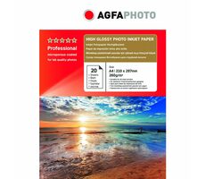AgfaPhoto Professional Photo Paper High Gloss 260 g A4 20ks / Fotopapír / lesklý