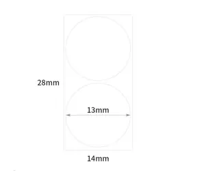 Niimbot R štítky 4x28mm pro D11 a D110 bílá