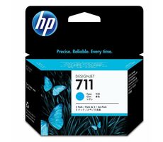 HP CZ134A originální cartridge 711 modrá 3-pack / DesignJet T120 T520