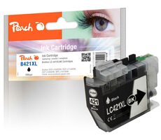 Peach LC-421XLBK alternativní cartridge černá / 500 stran