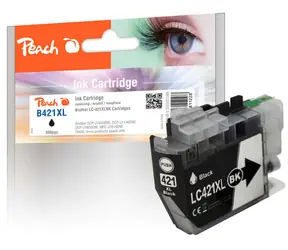 Peach LC-421XLBK alternativní cartridge černá / 500 stran
