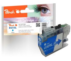 Peach LC-421XLC alternativní cartridge modrá / pro Brother DCPJ 1050 DW & DCPJ 1140 DW / 500 stran