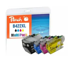 Peach LC-422XL alternativní cartridge MultiPack / pro Brother MFCJ 5340 DW & MFCJ 5345 DW / 3x 1.500 & 1x 3.000 stran