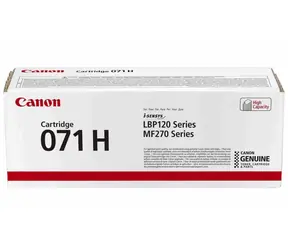 Canon tonerová kazeta CRG 071H černá / pro Canon i-SENSYS LBP122dw & Canon i-SENSYS MF272dw / 2.500 stran