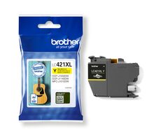 Brother LC-421XL originální cartridge žlutá / pro Brother DCPJ 1050 DW & DCPJ 1140 DW / 500 stran