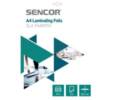 SENCOR SLA FA4M150 Laminovací fólie A4/150mic (25ks)